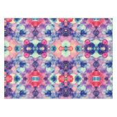 Pink Blue Purple Watercolor paint Fusion Tischdecke (Vorderseite (Horizontal))