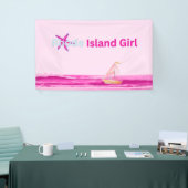 Pink Blue Rhode Island Banner (Messeveranstaltung)