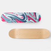 Pink  blue Skateboard (Horizontal)