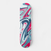Pink blue Skateboard (Vorderseite)