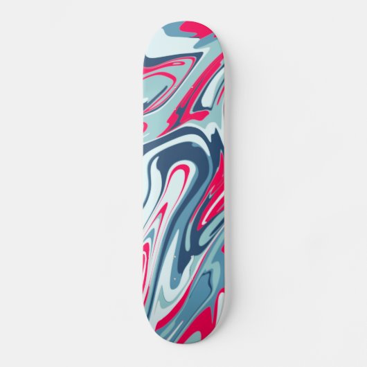 Pink  blue Skateboard (Vorderseite)