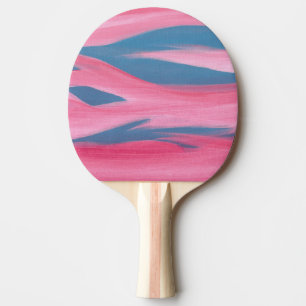 Pink Blue Sunset Ping Pong Paddle Paddel Tischtennis Schläger