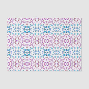 Pink Blue Tiny Hearts Seidenpapier
