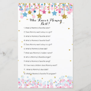 Pink Blue Twinkle Twinkle, der Mommy Best kennt