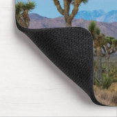 Pink Blue Wanderlust Joshua Tree Wüste Sonnenaufga Mousepad (Ecke)