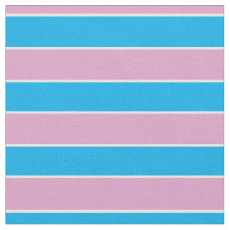 Pink, blue, white stripes stoff