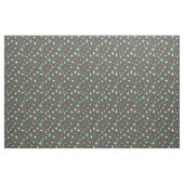 Pink Blue Yellow Atomic Stars on Brown Mid Century Stoff (Yard (91,4 cm))