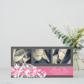 PINK BLÜH | DANKE, DASS DU KARTE (Stehend Vorderseite)