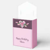 Pink blühende Lily Vielen Dank/ Glückwunsch zum Ge Geschenkschachtel (Geöffnet)