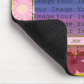 Pink-Blume Benutzerdefiniertes Mauspad (Ecke)