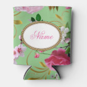 Pink-Blume Dosenkühler (Vorderseite)