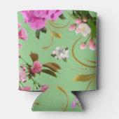 Pink-Blume Dosenkühler (Rückseite)