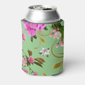 Pink-Blume Dosenkühler (Kanne Rückseite)