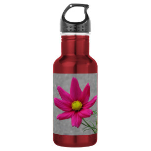 Pink-Blume Edelstahlflasche