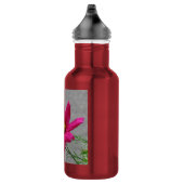 Pink-Blume Edelstahlflasche (Rechts)