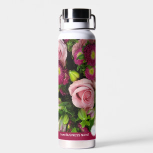 PINK BLUME FLORAL COMPANY EIGENES LOGO BUSINESS GI TRINKFLASCHE