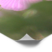 Pink Blume Foto Poster (Ecke)