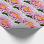 PInk-Blume Geschenkpapier (Ecke)