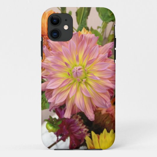 Pink Blume iPhone Case (Rückseite)