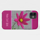 Pink Blume iPhone Großkamerad Case-Mate iPhone Hülle (Rückseite (Horizontal))