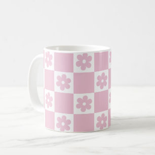 Pink-Blume Kaffeetasse