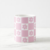 Pink-Blume Kaffeetasse (Mittel)