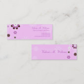 Pink Blume Mommy Cards Telefonnummerkarte (Vorne/Hinten)