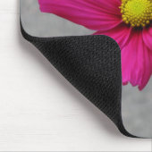 Pink-Blume Mousepad (Ecke)