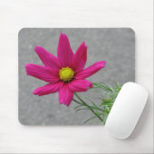 Pink-Blume Mousepad (Mit Mouse)