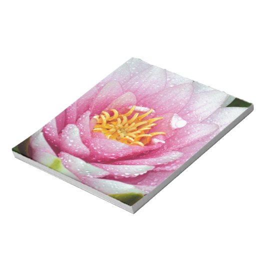 PInk-Blume Notizblock (Rotiert)