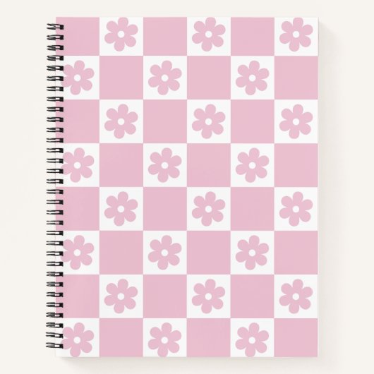 Pink-Blume Notizblock (Vorderseite)