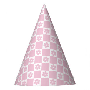 Pink-Blume Partyhütchen