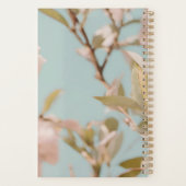 Pink-Blume-Planer | Elegantes Blumendesign Planer (Rückseite)