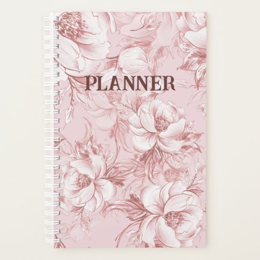 Pink-Blume-Planer Planer (Vorderseite)