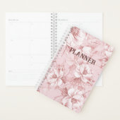 Pink-Blume-Planer Planer (Anzeige)