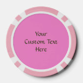 Pink-Blume-Poker-Chips Pokerchips (Rückseite)