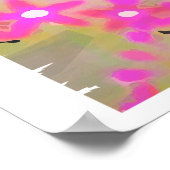 PINK BLUME POSTER (Ecke)