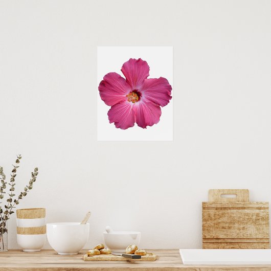 Pink Blume Poster (Küche)