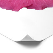 Pink Blume Poster (Ecke)