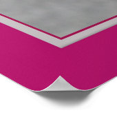 Pink Blume Poster (Ecke)