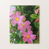 Pink Blume Puzzle (Vertikal)