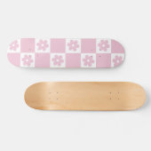 Pink-Blume Skateboard (Horizontal)
