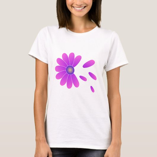PINK BLUME T-SHIRT (Vorderseite)