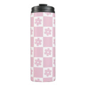 Pink-Blume Thermosbecher (Vorderseite)