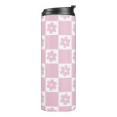Pink-Blume Thermosbecher (Nach links gedreht)