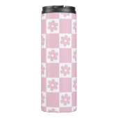 Pink-Blume Thermosbecher (Rückseite)