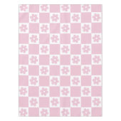 Pink-Blume Tischdecke (Vorderseite)