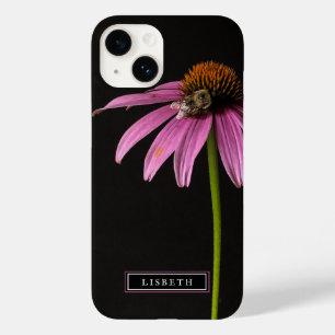 Pink Blume und Bumble Bee iPhone Case