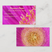 Pink-Blume-Visitenkarte Visitenkarte (Vorne/Hinten)