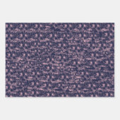 Pink Blume Wrapping Paper  Geschenkpapier Set (Vorderseite)